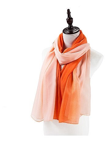 Pareos de Seda Naranja Marina