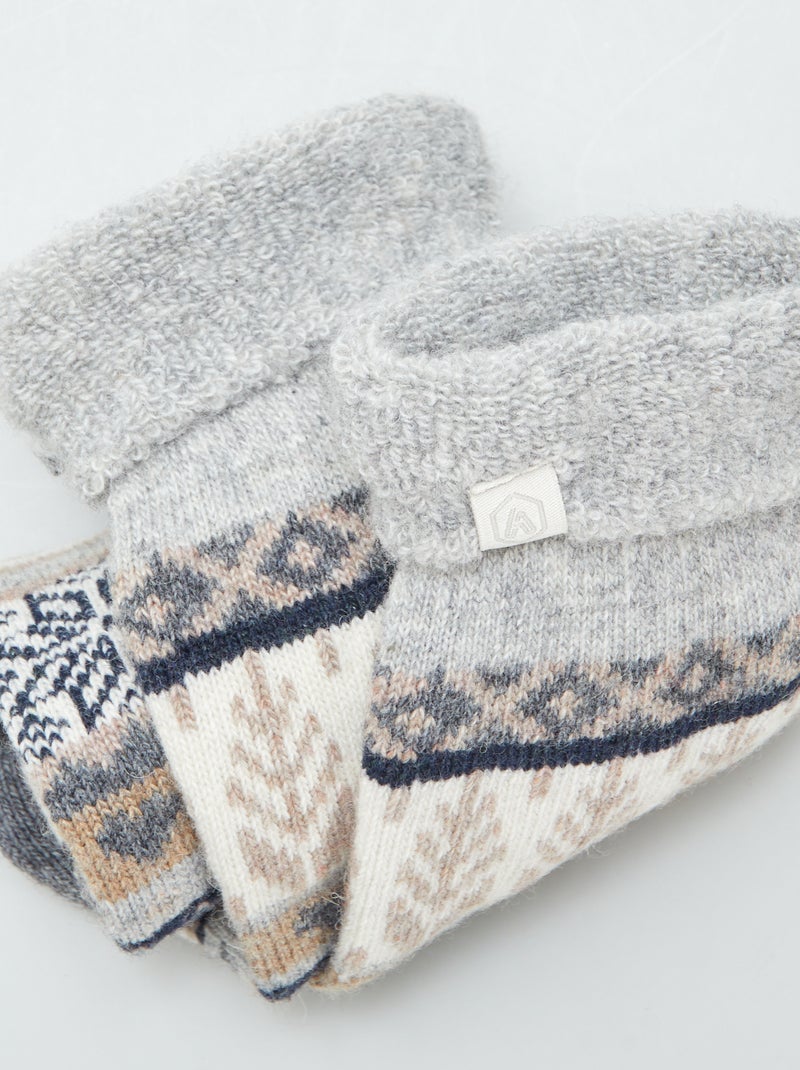 Pares de calcetines GRIS - Kiabi