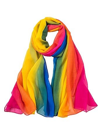 Pareu de Seda Multicolor Marina