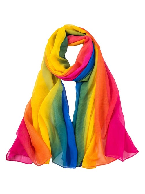 Pareu de Seda Multicolor Marina - Kiabi