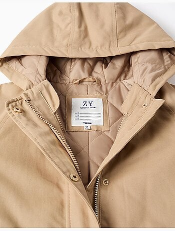 Parka 3-en-1 acolchada y con capucha