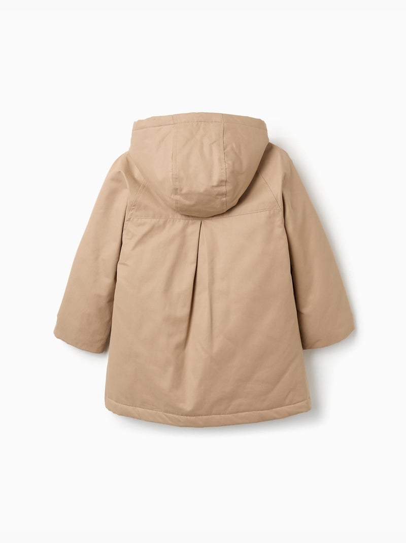 Parka 3-en-1 acolchada y con capucha Beige claro - Kiabi