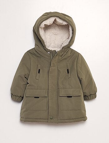 Parka abrigada con capucha