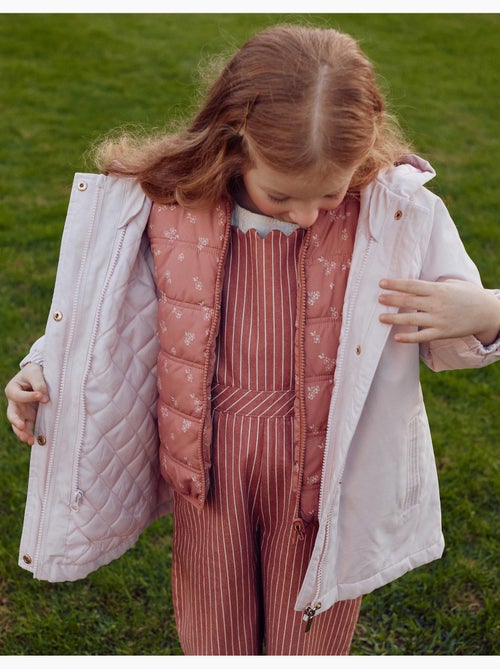 Parka acolchada 3 en 1 con capucha - Kiabi