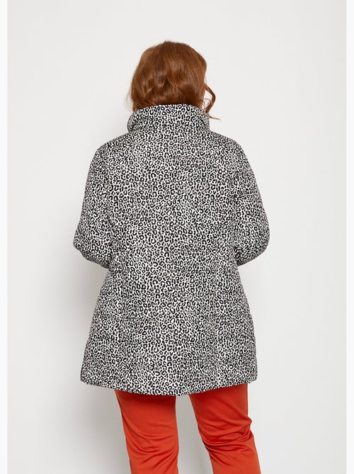Parka acolchada con estampado de leopardo - Afibel - Kiabi