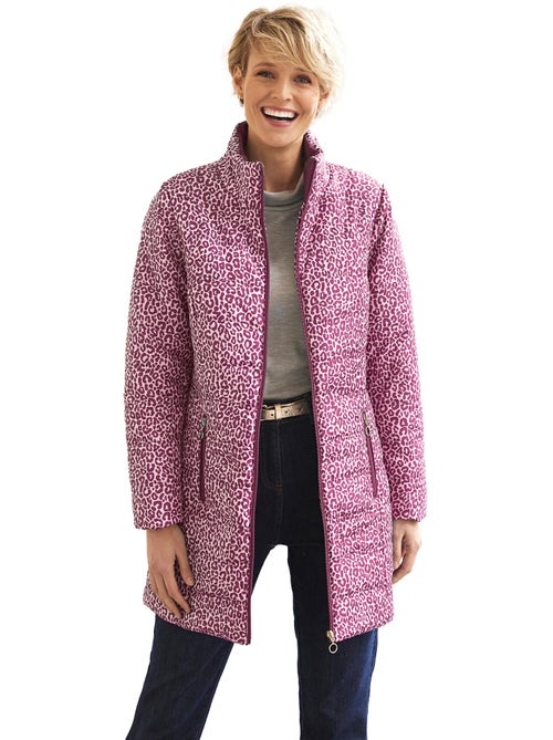 Parka acolchada con estampado de leopardo - Afibel - Kiabi