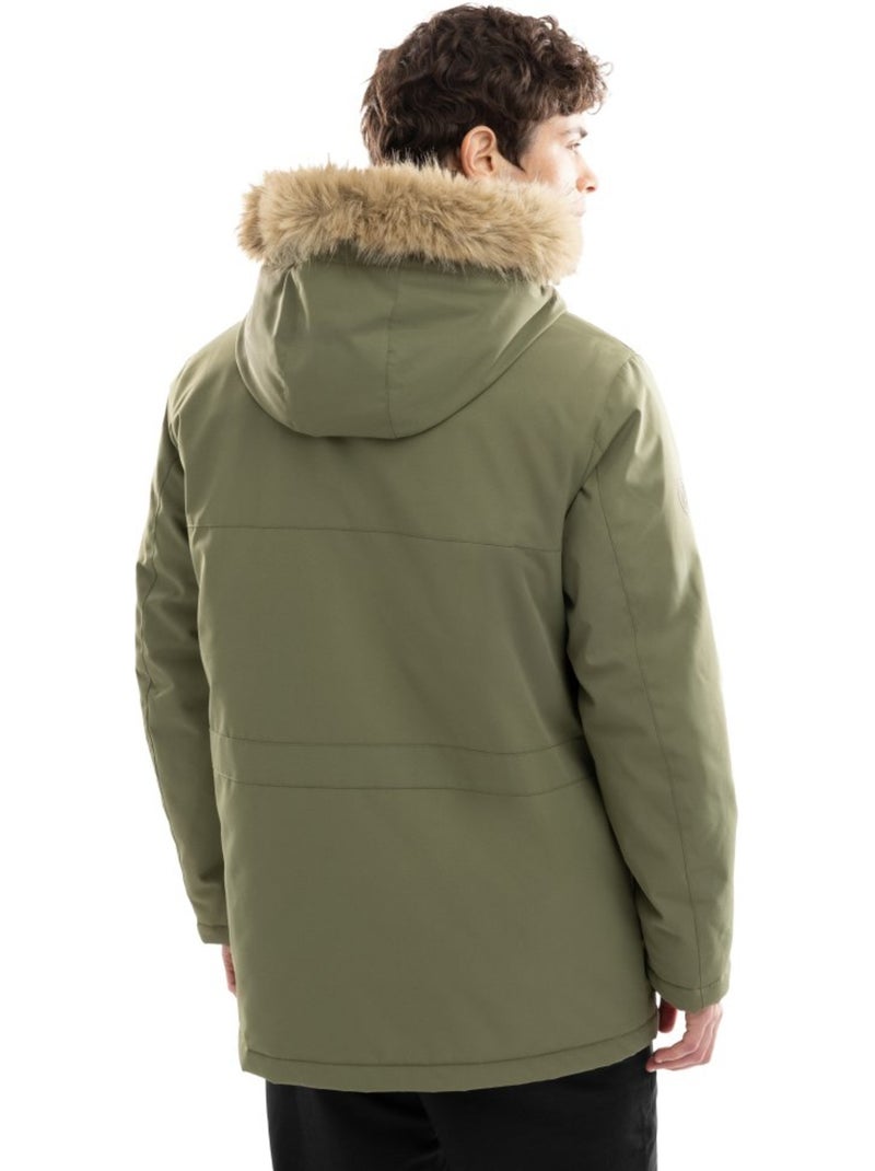 Parka acolchada hombre hombre ivalo Verde - Kiabi