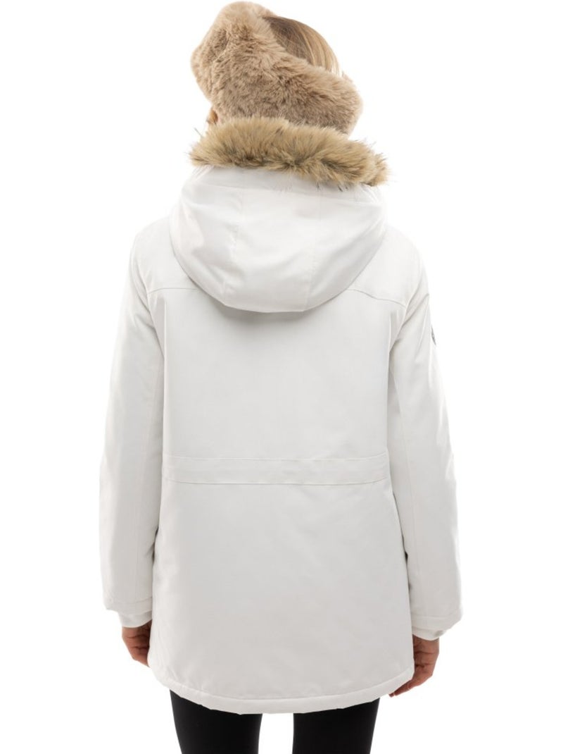Parka acolchada mujer mujer abisko Blanco - Kiabi