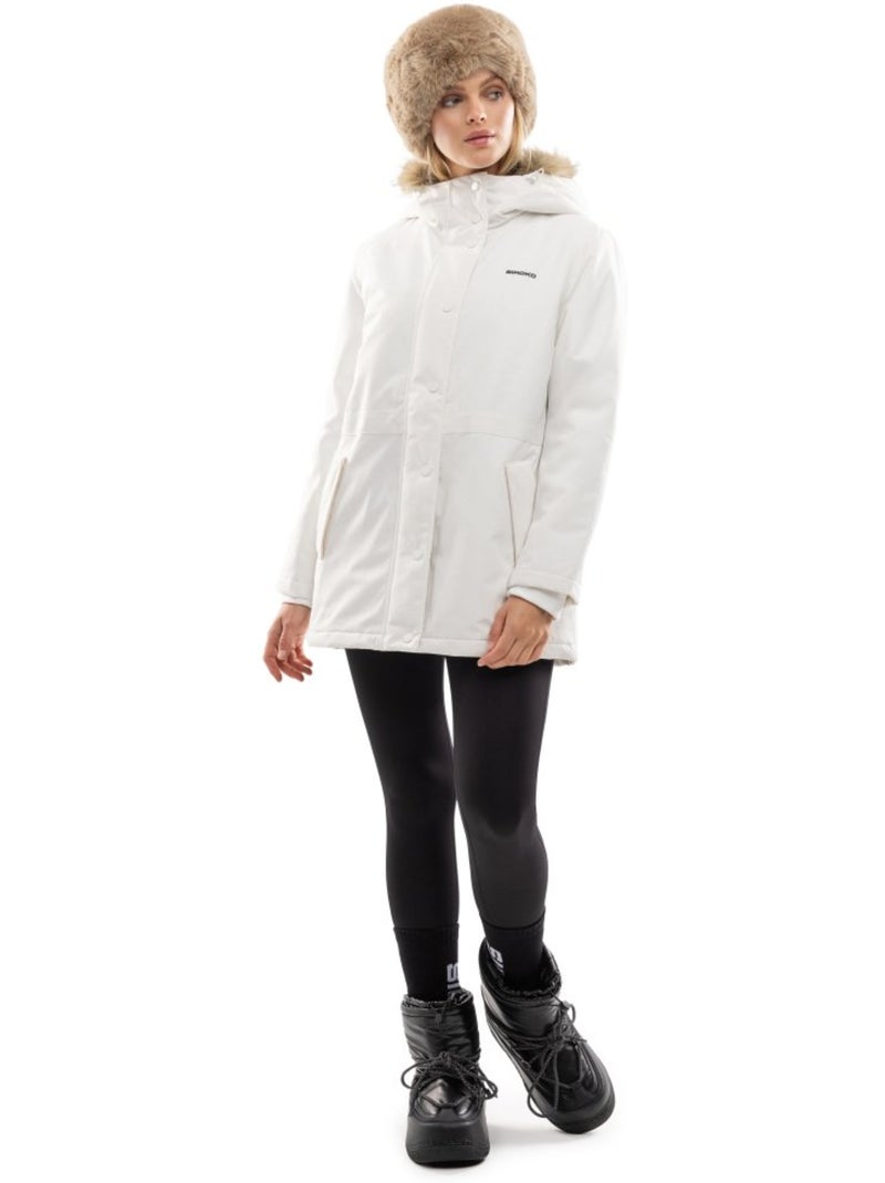 Parka acolchada mujer mujer abisko Blanco - Kiabi
