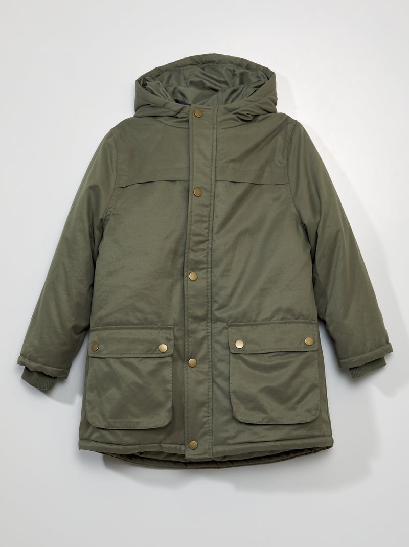 Parka + anorak 3 en 1 KAKI - Kiabi