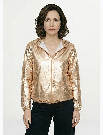 Parka brillante con capucha moderna - AFIBEL