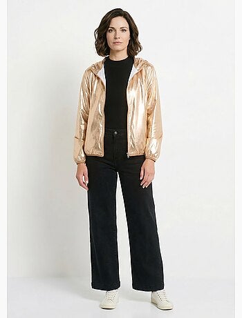 Parka brillante con capucha moderna - AFIBEL