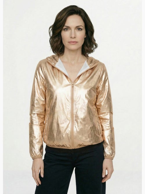 Parka brillante con capucha moderna - AFIBEL - Kiabi