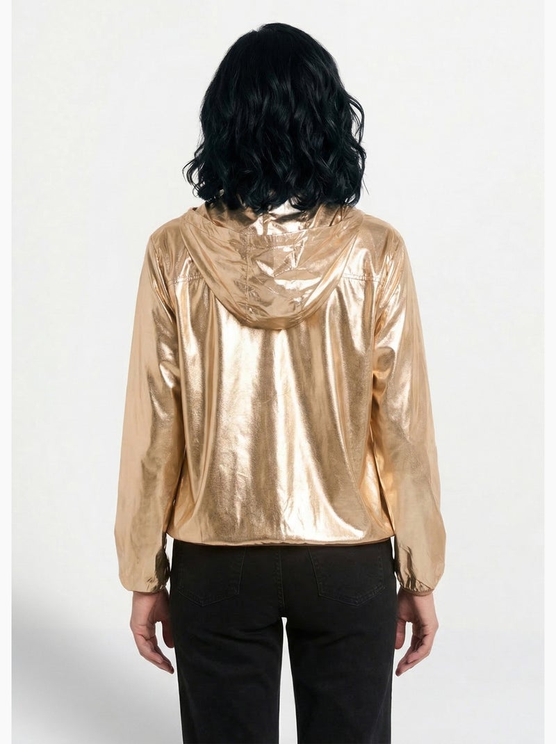 Parka brillante con capucha moderna - AFIBEL Dorado - Kiabi