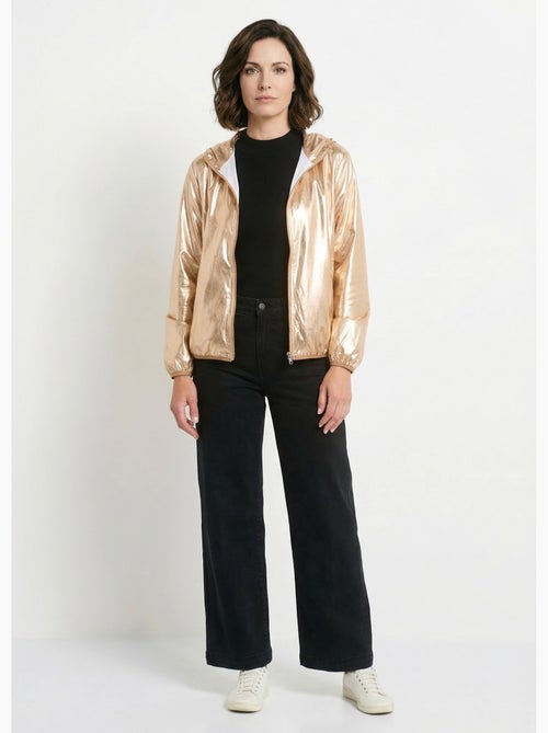 Parka brillante con capucha moderna - AFIBEL - Kiabi