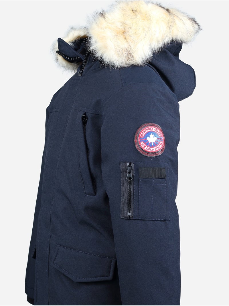 Parka con capucha - Paragoose Azul oscuro - Kiabi