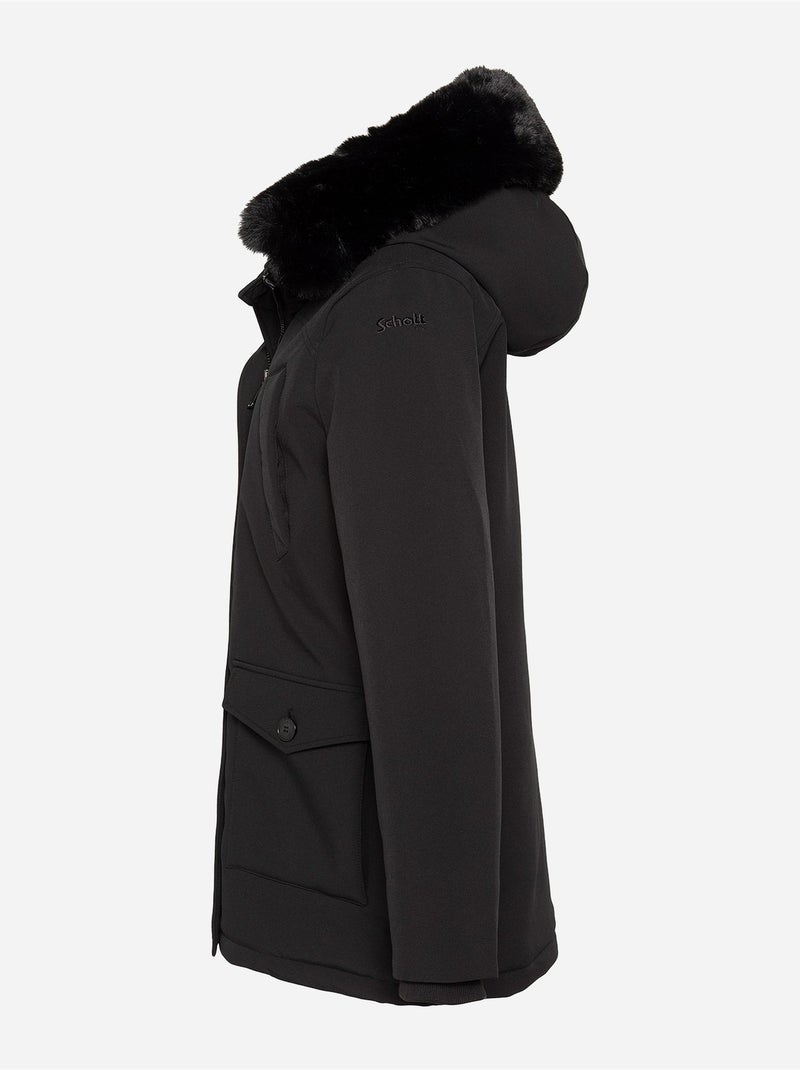 Parka con capucha - schott Negro - Kiabi