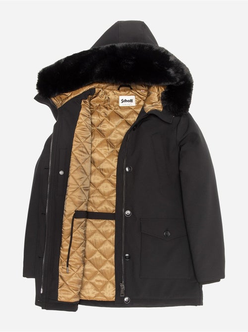 Parka con capucha - schott - Kiabi Parka con capucha - schott - Kiabi
