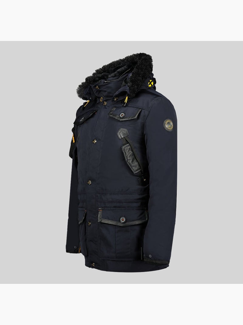 Parka con capucha acrobate – geographical norway Azul marino - Kiabi