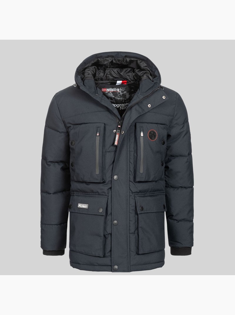 Parka con capucha albert – geographical norway Azul marino - Kiabi