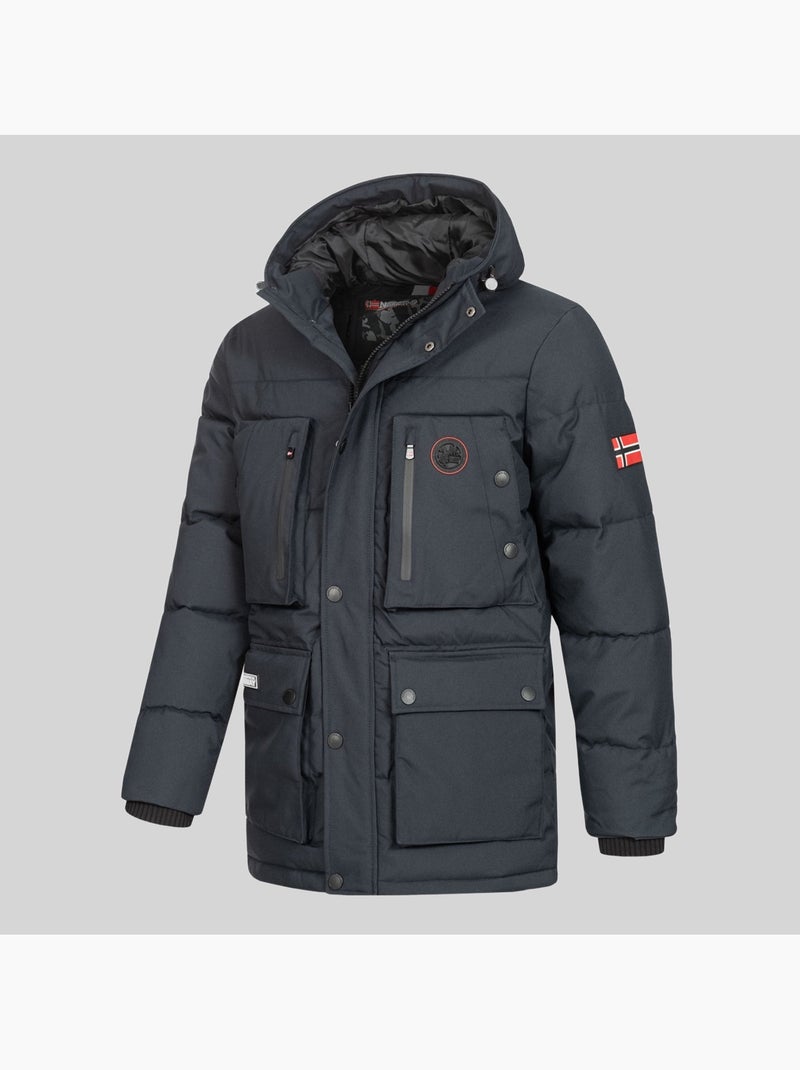 Parka con capucha albert – geographical norway Azul marino - Kiabi