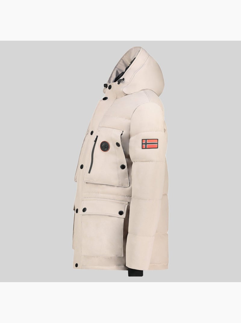 Parka con capucha albert – geographical norway Beige - Kiabi