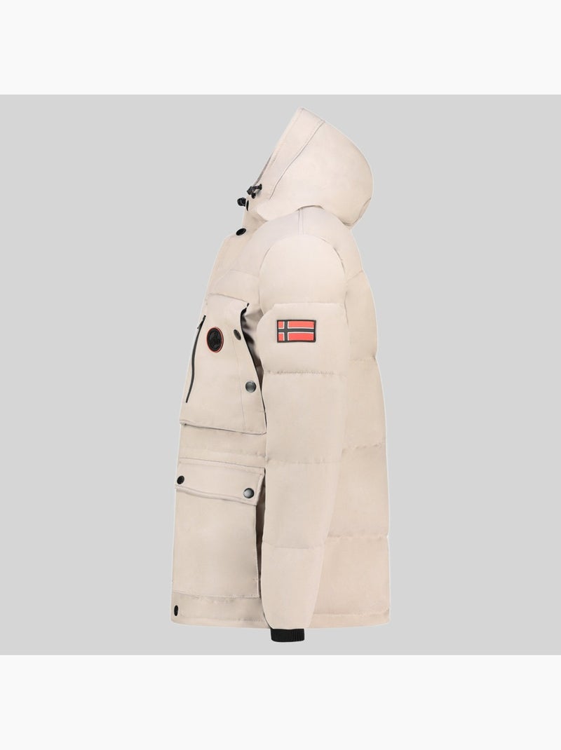 Parka con capucha albert – geographical norway Beige - Kiabi