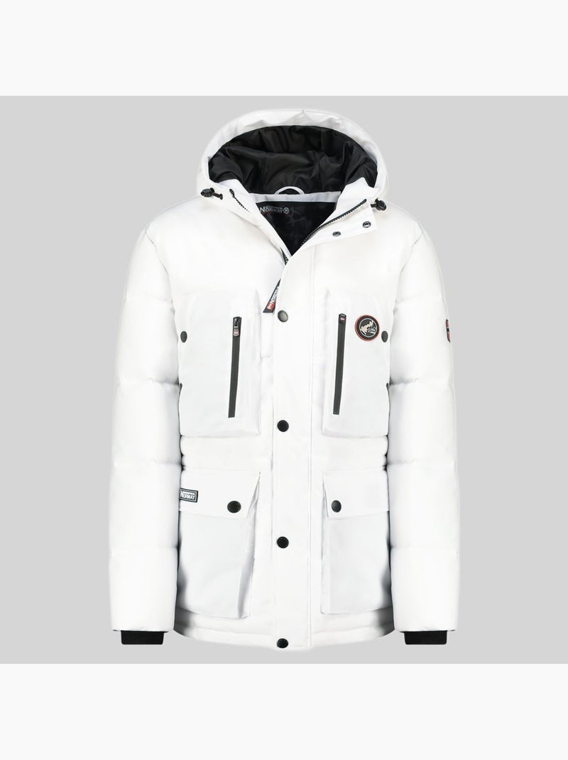 Parka con capucha albert – geographical norway Blanco - Kiabi
