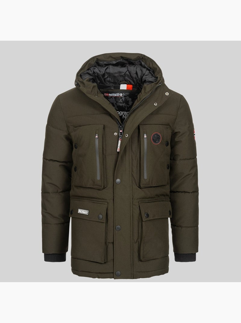 Parka con capucha albert – geographical norway Caqui - Kiabi