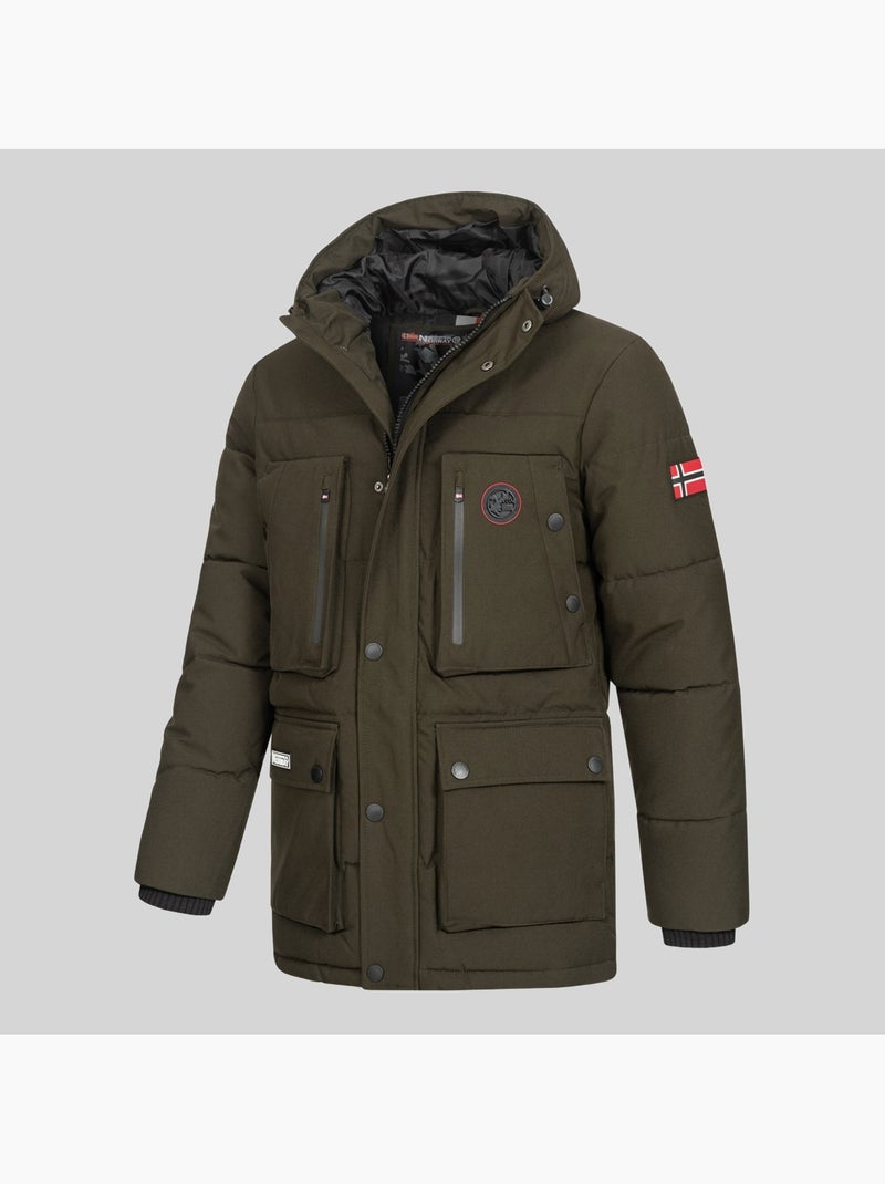 Parka con capucha albert – geographical norway Caqui - Kiabi