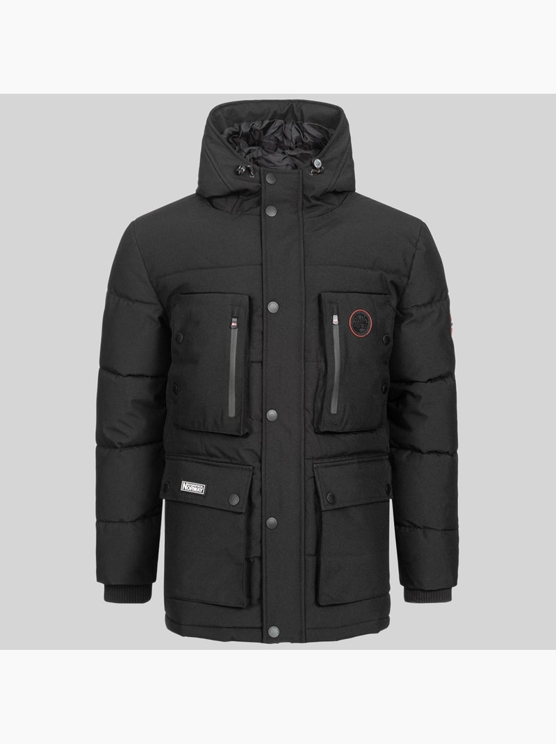 Parka con capucha albert – geographical norway Negro - Kiabi