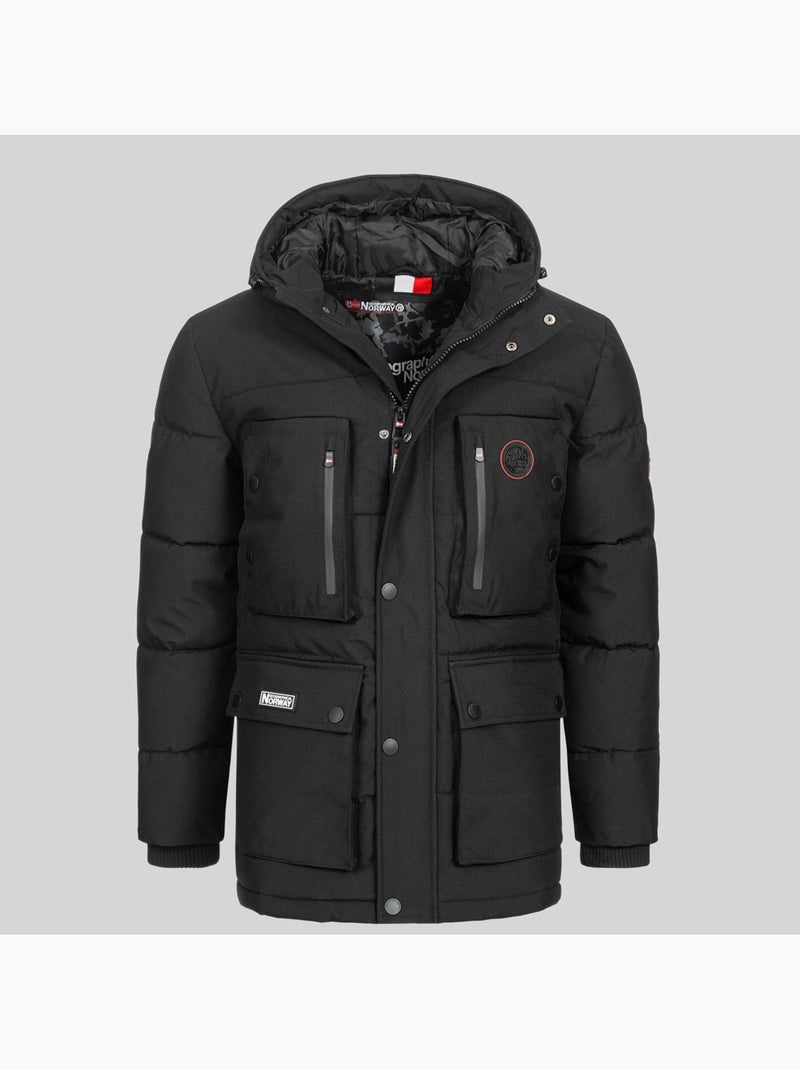 Parka con capucha albert – geographical norway Negro - Kiabi