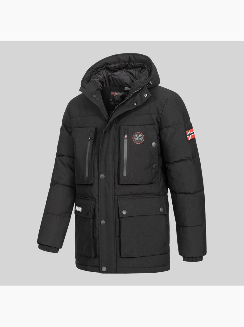 Parka con capucha albert – geographical norway Negro - Kiabi