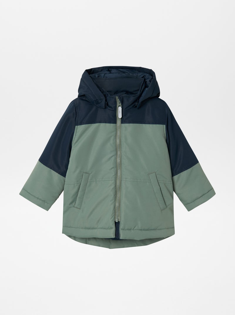 Parka con capucha AZUL - Kiabi