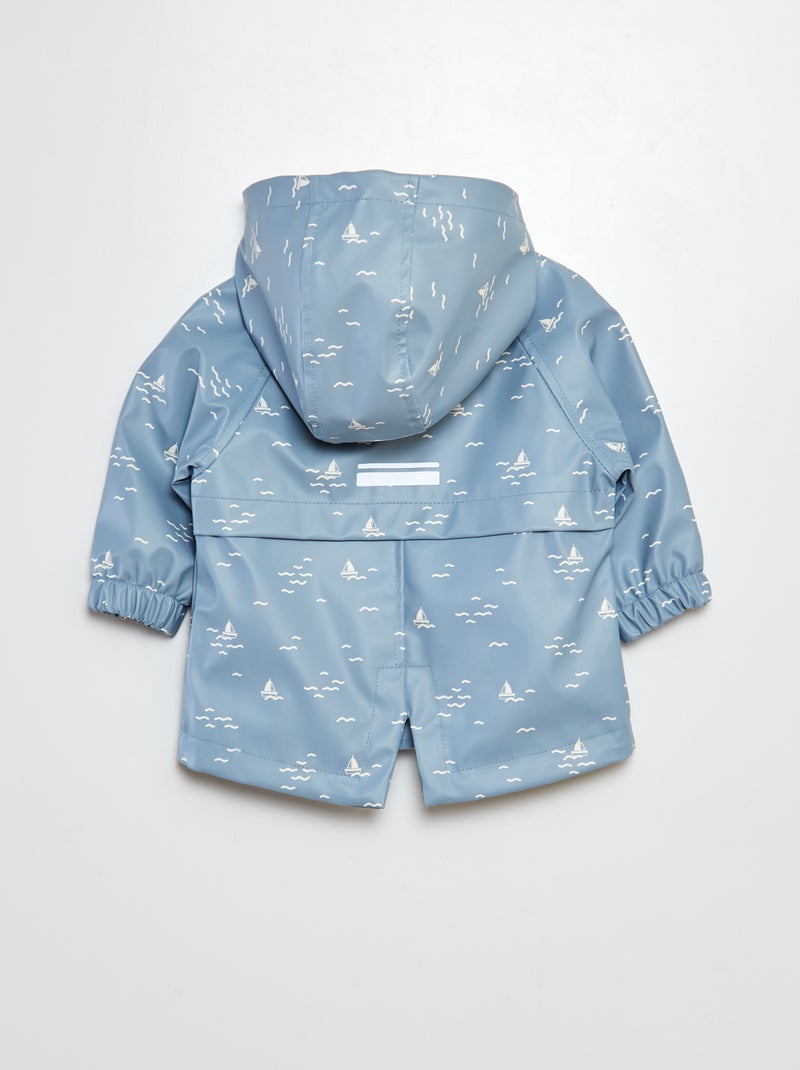 Parka con capucha AZUL - Kiabi