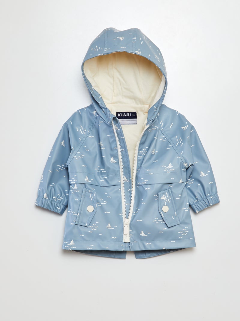 Parka con capucha AZUL - Kiabi