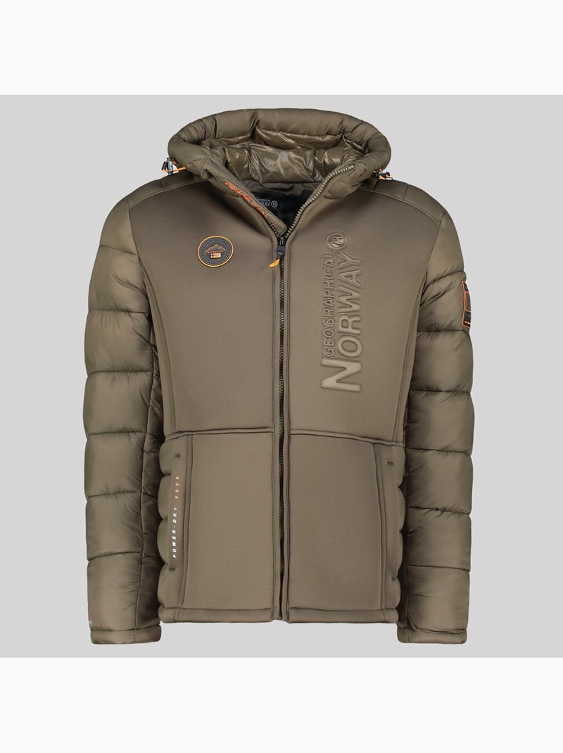 Parka con capucha bafare – geographical norway Caqui - Kiabi