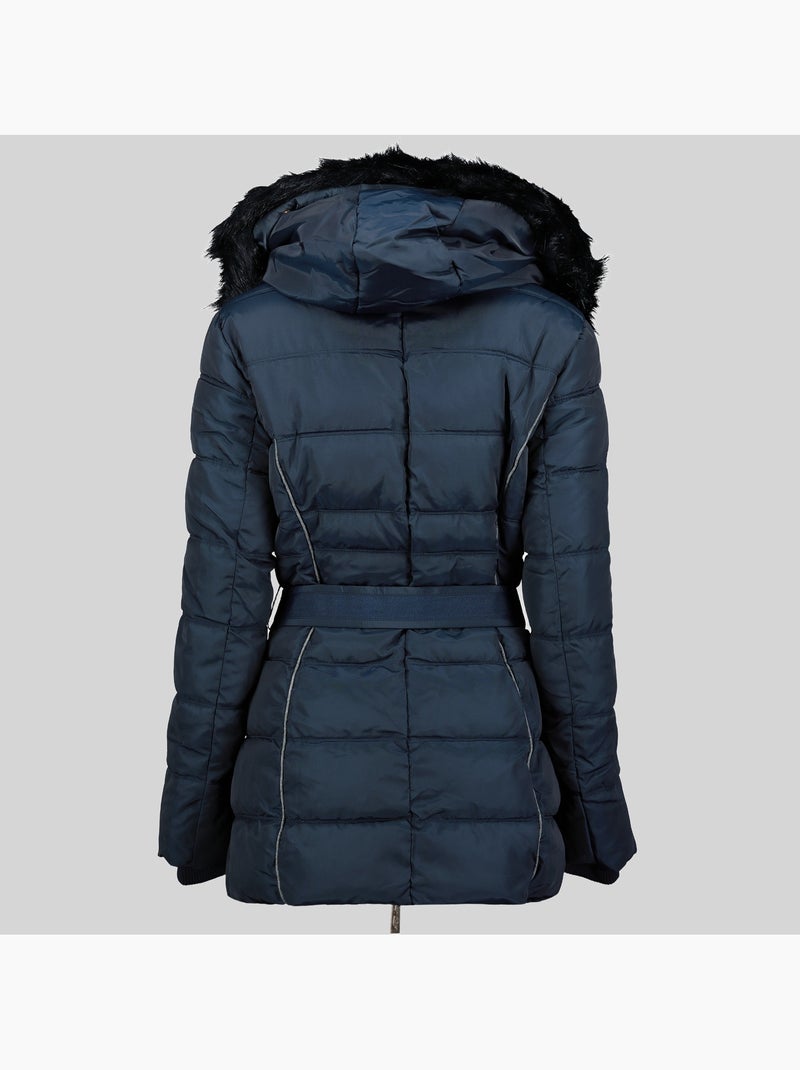 Parka con capucha becky – geographical norway Azul marino - Kiabi