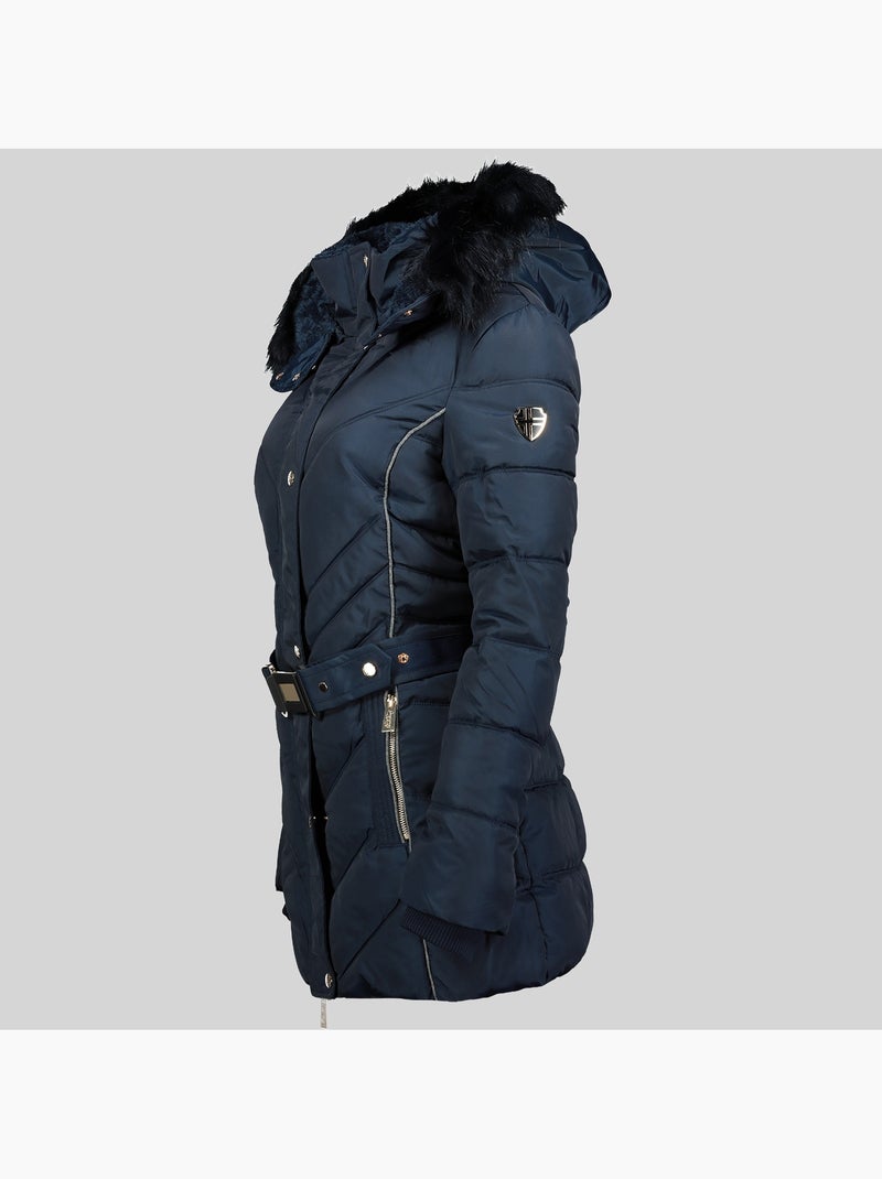 Parka con capucha becky – geographical norway Azul marino - Kiabi