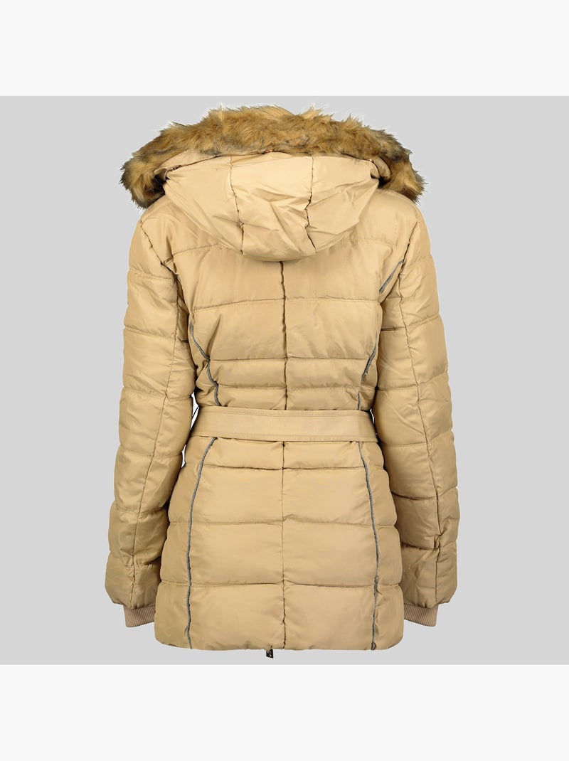 Parka con capucha becky – geographical norway Beige - Kiabi
