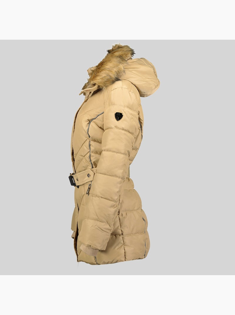Parka con capucha becky – geographical norway Beige - Kiabi