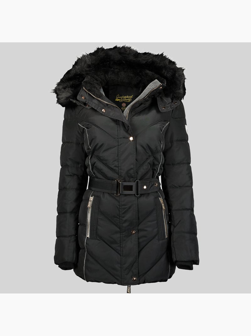 Parka con capucha becky – geographical norway Negro - Kiabi