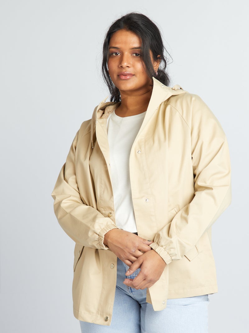 Parka con capucha BEIGE - Kiabi
