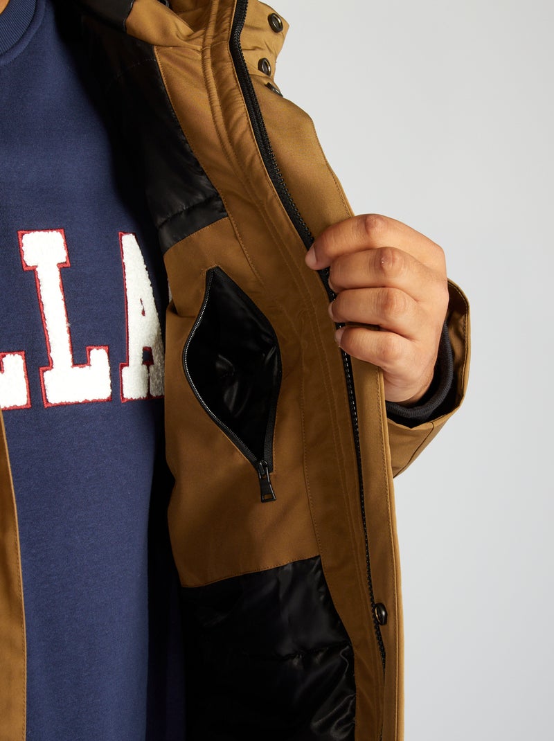 Parka con capucha BEIGE - Kiabi