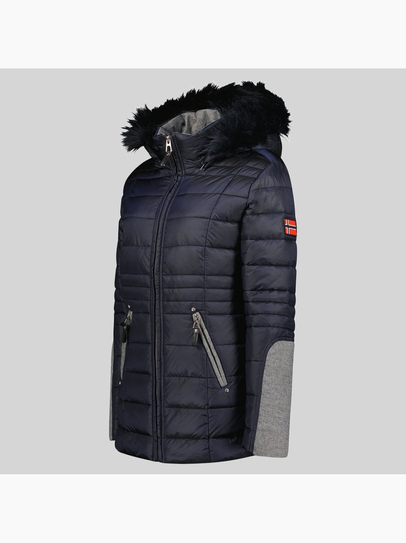 Parka con capucha belete – geographical norway Azul marino - Kiabi