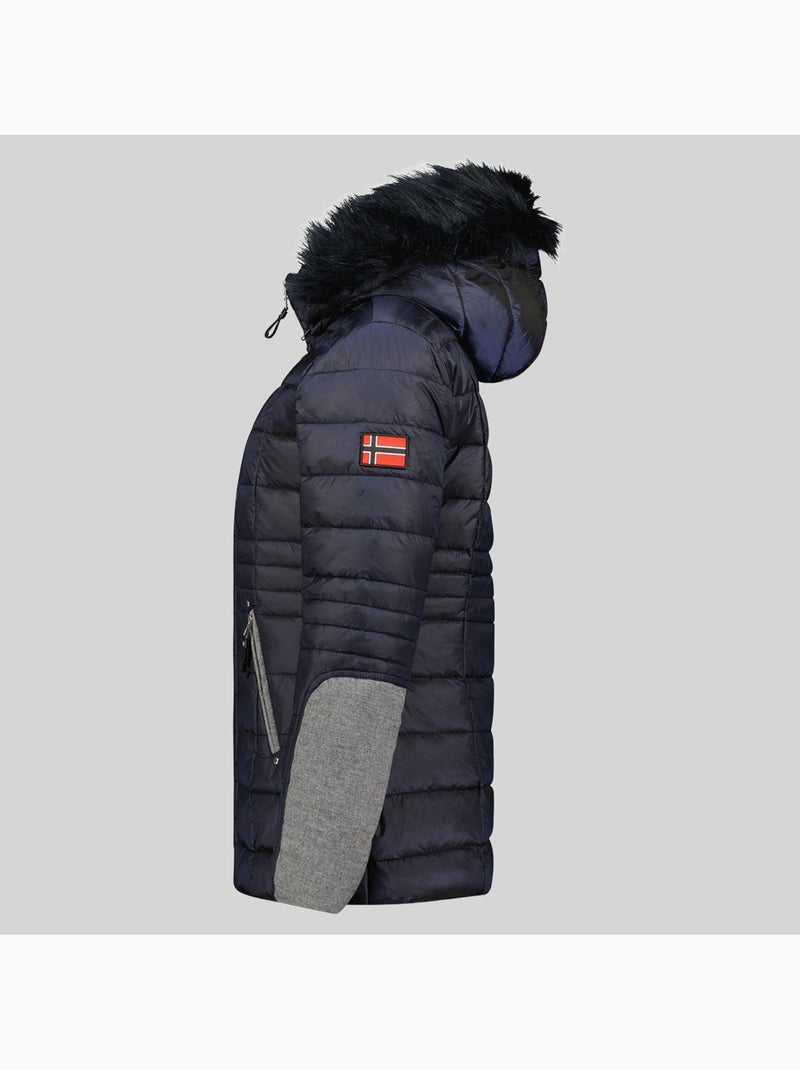 Parka con capucha belete – geographical norway Azul marino - Kiabi