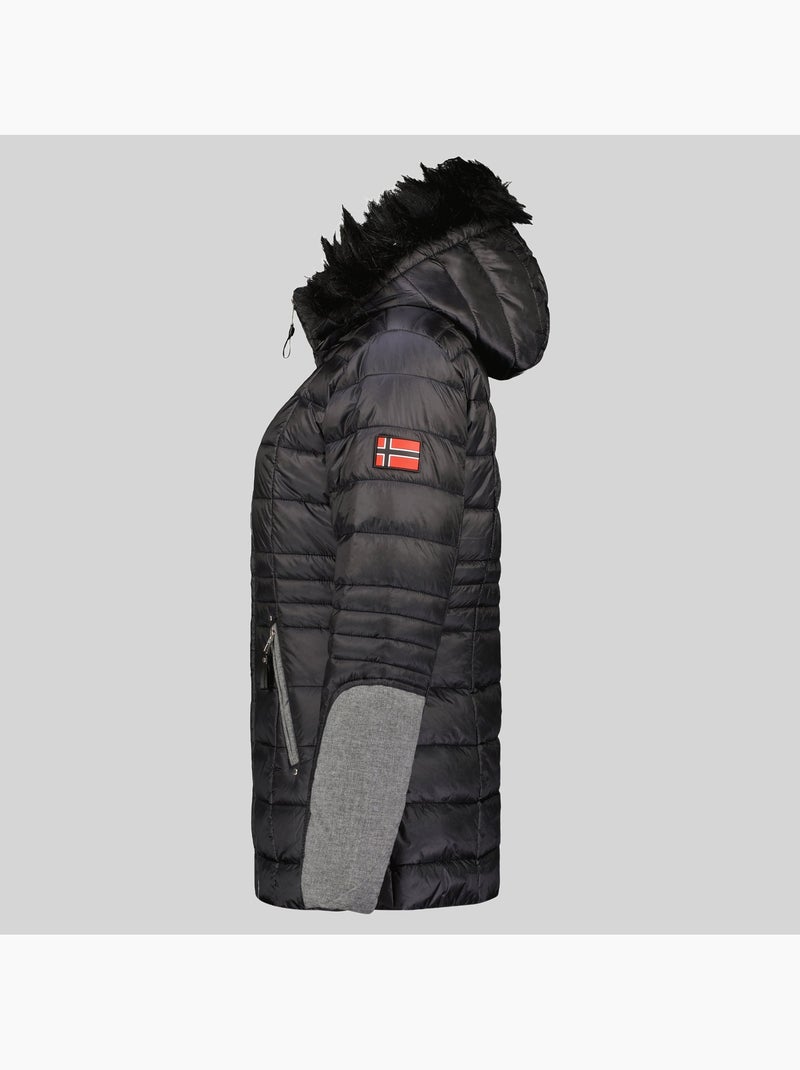 Parka con capucha belete – geographical norway Negro - Kiabi