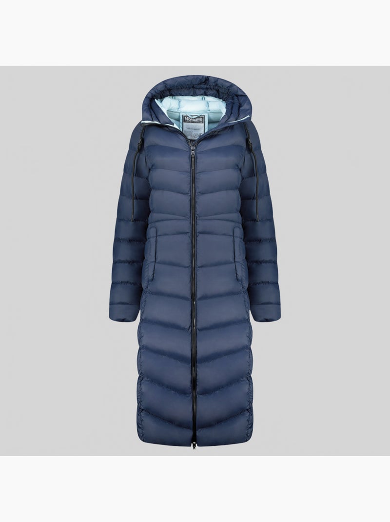 Parka con capucha berangere – geographical norway Azul marino - Kiabi