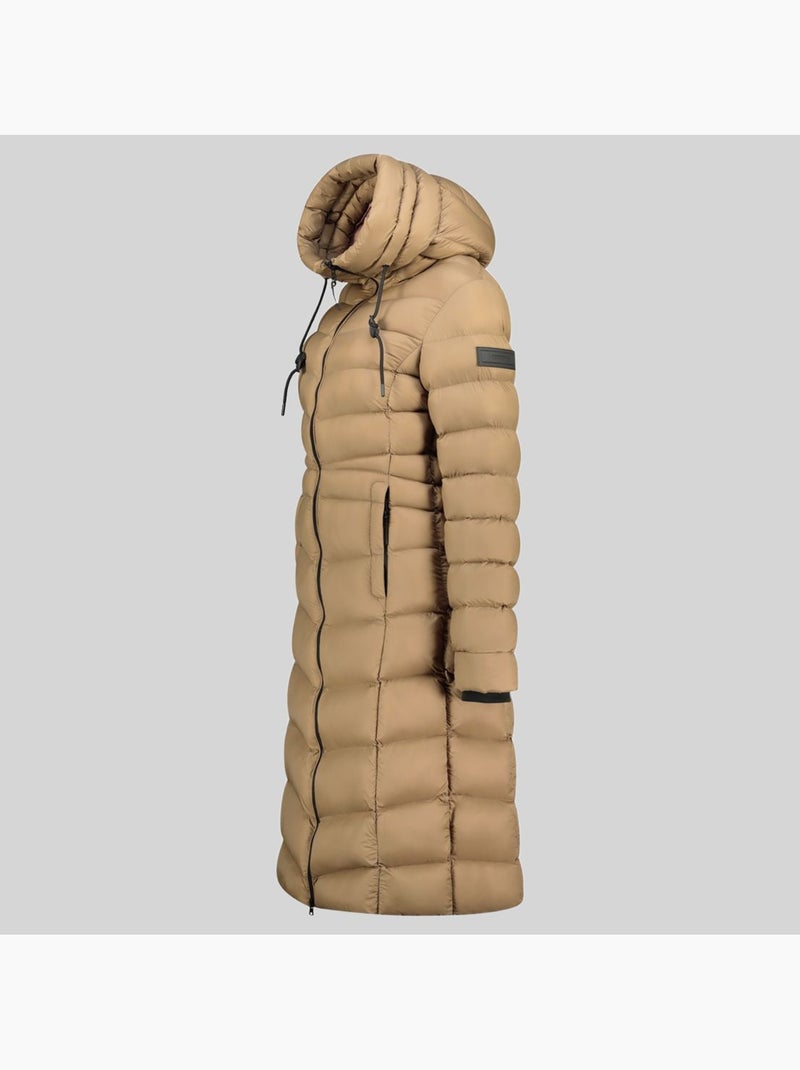Parka con capucha berangere – geographical norway Taupe - Kiabi