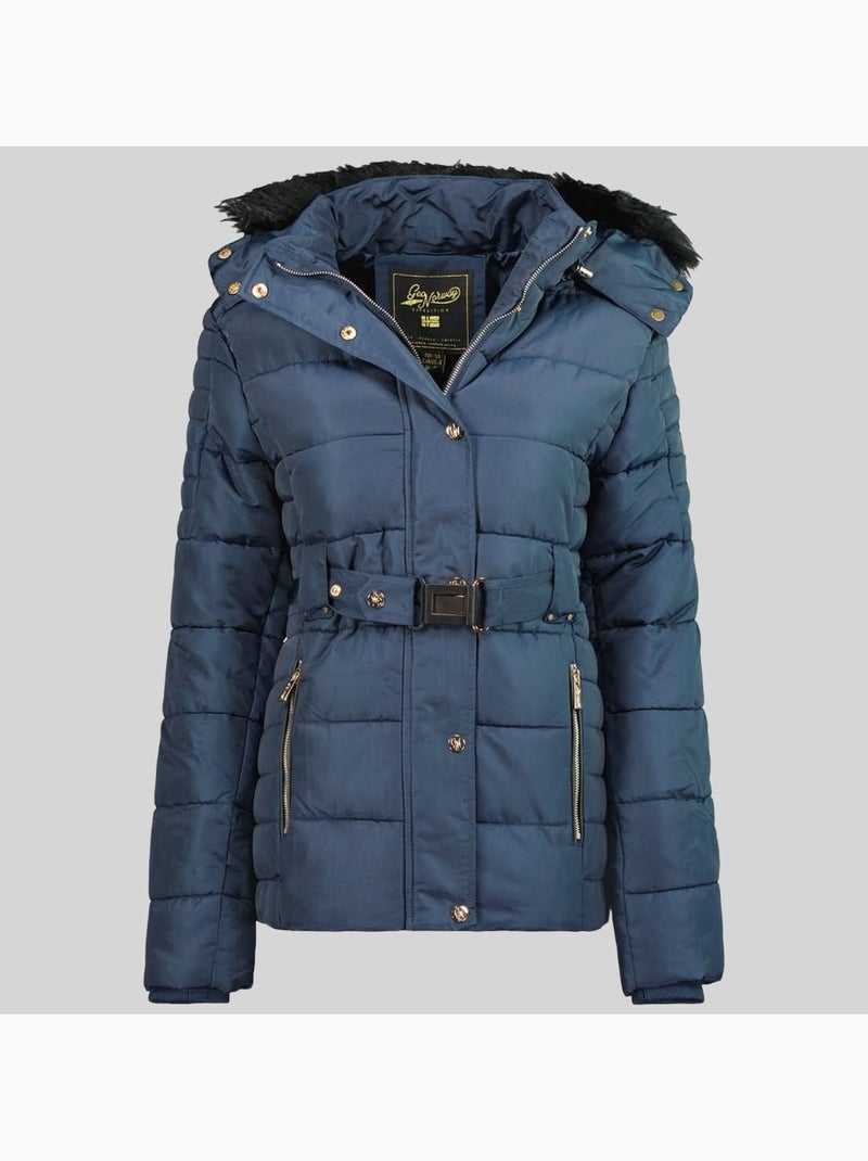 Parka con capucha blood – geographical norway Azul marino - Kiabi